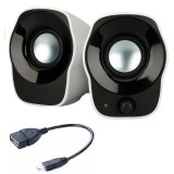 Loa có dây Logitech Z120 và tặng Cáp OTG - Hãng phân phối chính thức