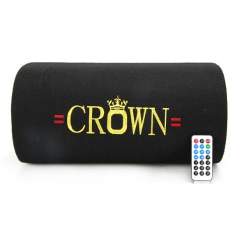 Loa Crown cỡ số 6 kiểu bẹt (Đen)  