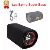 Loa di động crown bomb siêu bass cỡ số 6- chạy điện lưới 220v - điện ắc-quy ô tô 12v- 24v