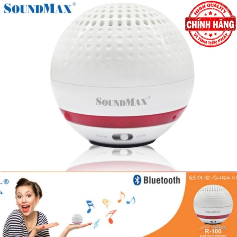 Bảng giá Loa Mini Bluetooth Soundmax R-100 v2.0 - Banh Golf biết hát Phong Vũ