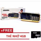 Loa nghe kinh, nghe pháp Craven Cr-836s kèm thẻ nhớ 4GB