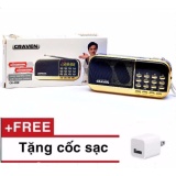 Loa nghe kinh phật usb Thẻ Nhớ Fm CRAVEN Cr 836s