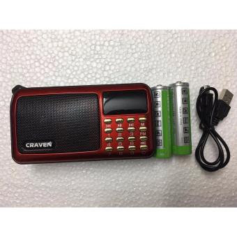 Loa nghe niệm phật, nghe nhạc , thẻ nhớ, đài FM Craven CR-82A