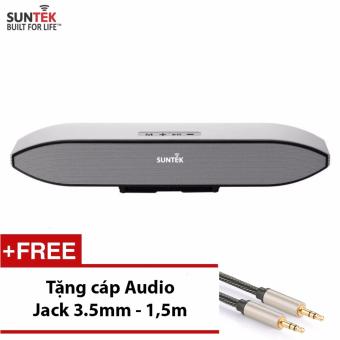 Loa thanh SUNTEK 208S(Bạc) +Tặng kèm Cáp Audio Jack 3.5mm 2 đầu cao cấp  