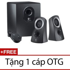 Loa vệ tinh logitech z313 2.1 + tặng 1 cáp otg - hãng phân phối chính thức