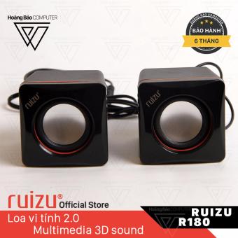 Loa vi tính 2.0 Multimedia 3D Sound RUIZU R180 (Hãng phân phối chính thức)  