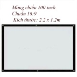 Màn chiếu 100 inch - Kích thước