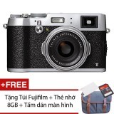Máy ảnh Fujifilm X100T 16.3MP và Zoom quang 0.5x (Bạc) + Tặng 1 Túi Fujifilm , 1 Thẻ nhớ...