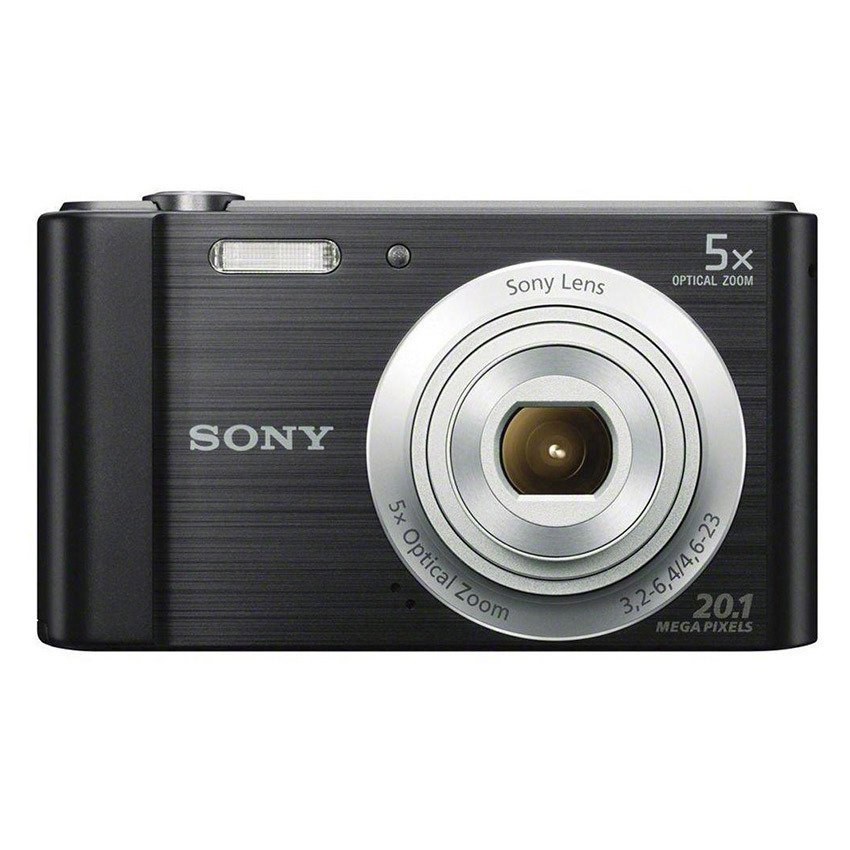 Máy ảnh KTS Sony Cyber-shot DSC-W800 20.1MP và Zoom quang 5x (Đen)  