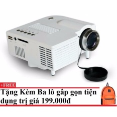 Máy chiếu mini Projector LED UC28 + Tặng kèm balo du lịch gấp gọn