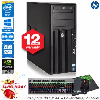 Máy tính để bàn chuyên game HP Z210 Xeon® E3-1240, RAM 16GB, SSD 256GB, Card đồ họa NVIDIA Quadro FX600/...