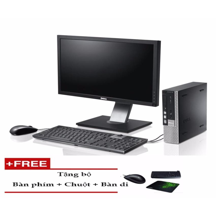 Hình ảnh Máy tính đồng bộ Dell Optiplex 7010 Core i3 3220, Ram 4GB, SSD128GB, màn Dell 19.5 inch + Tặng Phím + Chuột + Bàn Di - Hàng nhậpkhẩu
