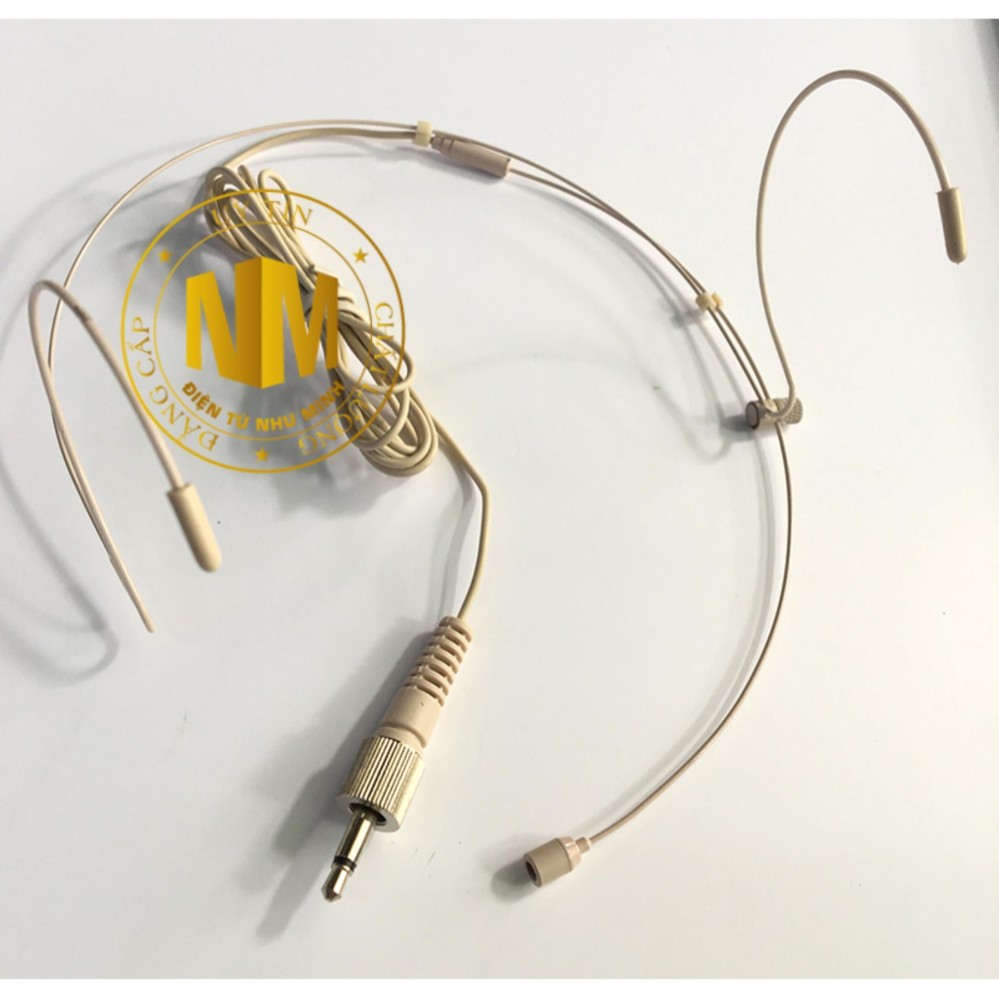 Mic hạt gạo - Micro Đeo tai Sennheiser 3.5mm vặn răng Trong