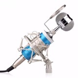 Micro hát Karaoke chuyên nghiệp thế hệ mới BM-8000 + Màng lọc âm + Shockmount