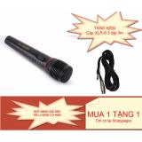 Micro hội nghị không dây xingma ak-308g đen + tặng kèm dây cáp xlr-6.3 dài 3m