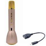 Micro Karaoke Bluetooth có loa và tặng Cáp OTG