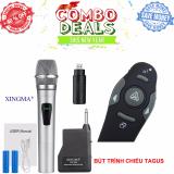Micro Không Dây chuyên dùng cho hội nghị XINGMA PC K6 - TẶNG kèm bút trình chiếu cao cấp có hỗ trợ lật trang