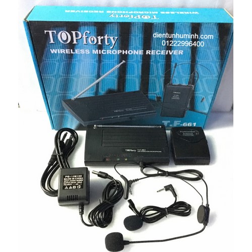 Micro không dây đeo tai gài áo TOPforty TF-661