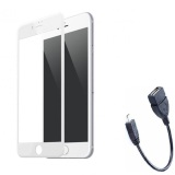 [HCM]Miếng dán cường lực 2 mặt iPhone 7 và tặng Cáp OTG