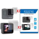 Miếng dán cường lực bảo vệ chống trầy xước cho Gopro hero 5 6 7 black white silver