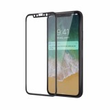 Miếng dán kính cường lực full màn cho iPhone X (Đen)
