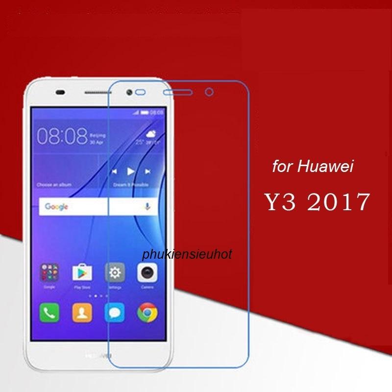 Miếng dán kính cường lực Glass 2.5D cho Huawei Y3 2017 (trong suốt)