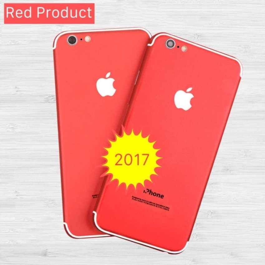 Hình ảnh miếng dán skin cao cấp iphone 6/6s ĐỎ