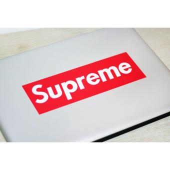 Miếng dán Supreme Laptop Valy Ván Trượt - 25cmx5.5cm  