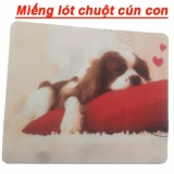 Bàn di chuột lót chuột cún con thời trang
