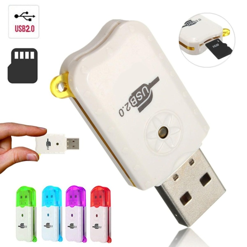 Bảng giá Mini USB 2.0 Micro SD TF T-Flash Memory Card Reader Writer High Speed Adapter - intl Phong Vũ