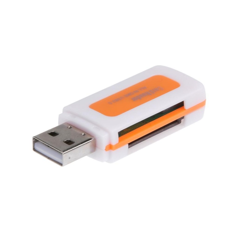 Bảng giá Mini USB2.0 4 Card Slots Smart Card Reader SD/MMC TF MS M2 Card Reader - intl Phong Vũ