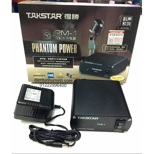 Nguồn phantom 48v dành cho micro takstar tpm-1