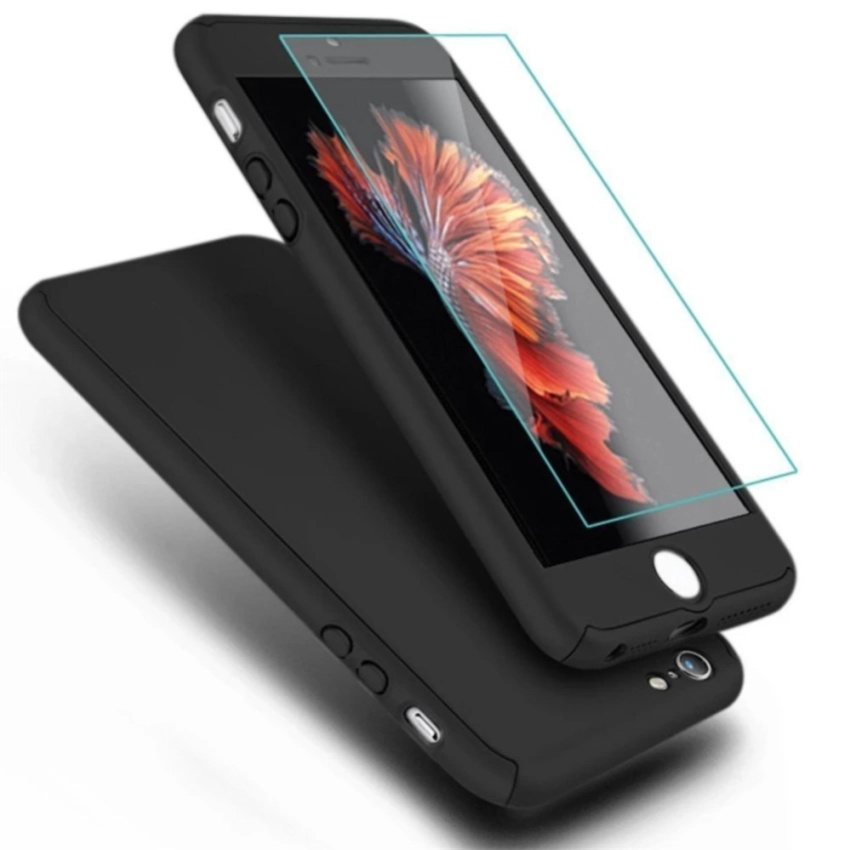 Hình ảnh Ốp lưng 360 dùng cho Iphone 5/5S/5SE - TẶNG KÍNH CƯỜNG LỰC CAO CẤP