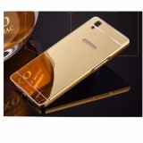 Ốp lưng cho OPPO A39 tráng gương viền kim loại
