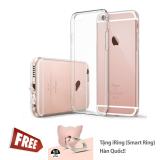 Ốp lưng Clear Jelly Mercury iPhone 6 plus / 6s plus kèm giá đỡ dạng nhẫn iRing