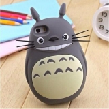 Ốp lưng điện thoại hình mèo totoro của iPhone 5 và 5s H09-XÁM