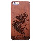 Ốp lưng gỗ tự nhiên cho iPhone 6 Plus 6s Plus hình Cá