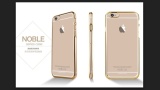 Ốp lưng Silicon I-Smile viền vàng cho iPhone 6 Plus 6s Plus