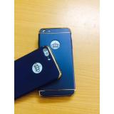 Ốp Lưng thời trang viền vàng OUBT cho iphone 7 plus