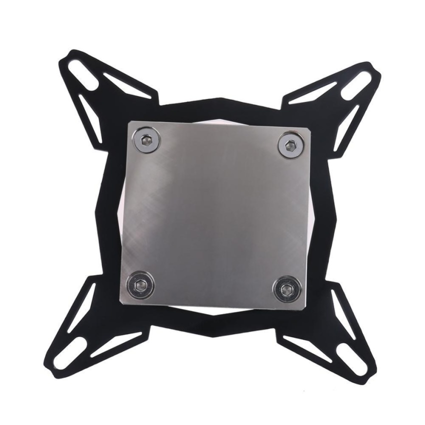 PC Water Cooling Block Pure Red Copper Base Inner Channel for Intel CPU (Transparent) - intl