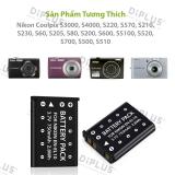 Pin máy ảnh nikon en-el10 pin dành cho máy ảnh nikon s60 s80 s200 s210 s220 s230 s500 s510 s520 s570 s600 s660 s700 s3000 s4000 s5100 digital slr cameras olympus li-40b fuji np-45 nikon enel10