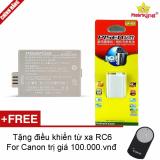 Pin máy ảnh pisen lp-e5 + tặng kèm điều khiển từ xa rc6 for canon
