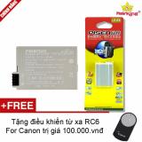 Pin máy ảnh pisen lp-e8 + tặng kèm điều khiển từ xa rc6 for canon