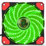 [HCM]Quạt Case AgeCooler 120MM 15 Led siêu sáng (xanh lá)