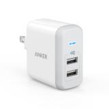 Sạc anker 2 cổng usb 24w a2141 -hàng nhập khẩu