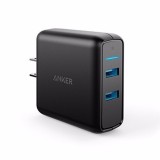 Sạc anker powerport speed 2 cổng 39w quick charge 3.0