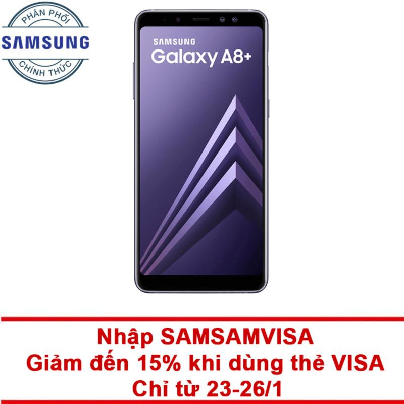 Samsung Galaxy A8+ 64Gb Ram 6Gb 6 (Tím Xám) - Hãng phân phối chính thức chính hãng