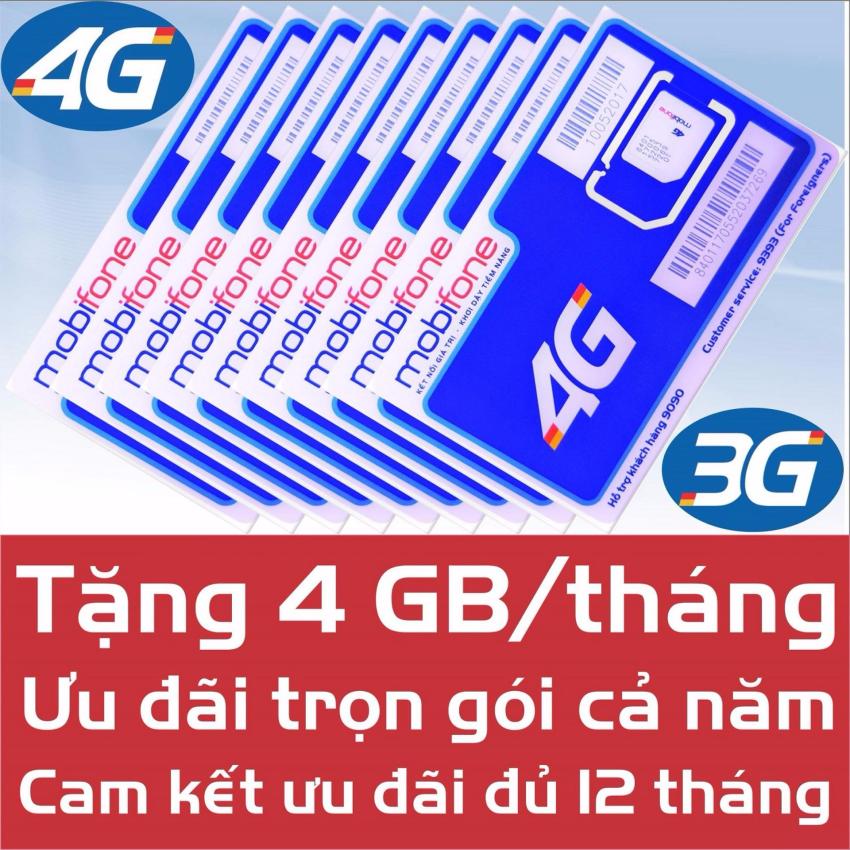 Hình ảnh Sim Data 4G Mobi MDT250A - Trọn gói 1 năm - Miễn phí 4G/Tháng