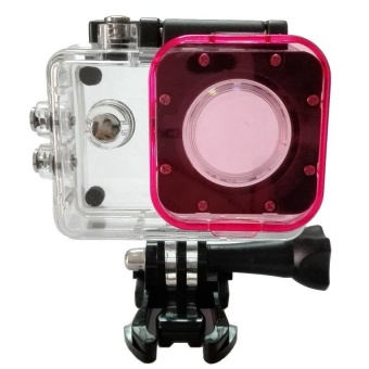 Sj4000 30M Diving Waterproof Housing Case With Pink Filters - intl  