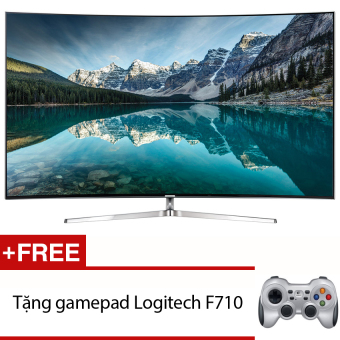 Smart Tivi màn hình cong 4K SUHD 65 inch – Model 65KS9000 (Đen) + Tặng gamepad Logitech F710  